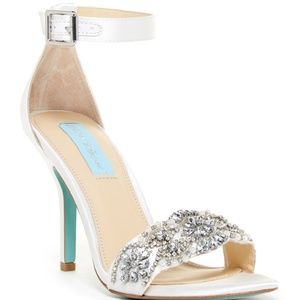 Betsey Johnson Gina Embellished Stilleto Sandal